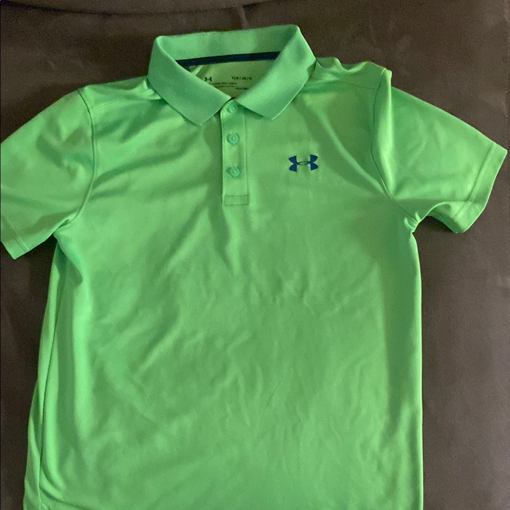 Under Armour Green Performance Polo Shirt